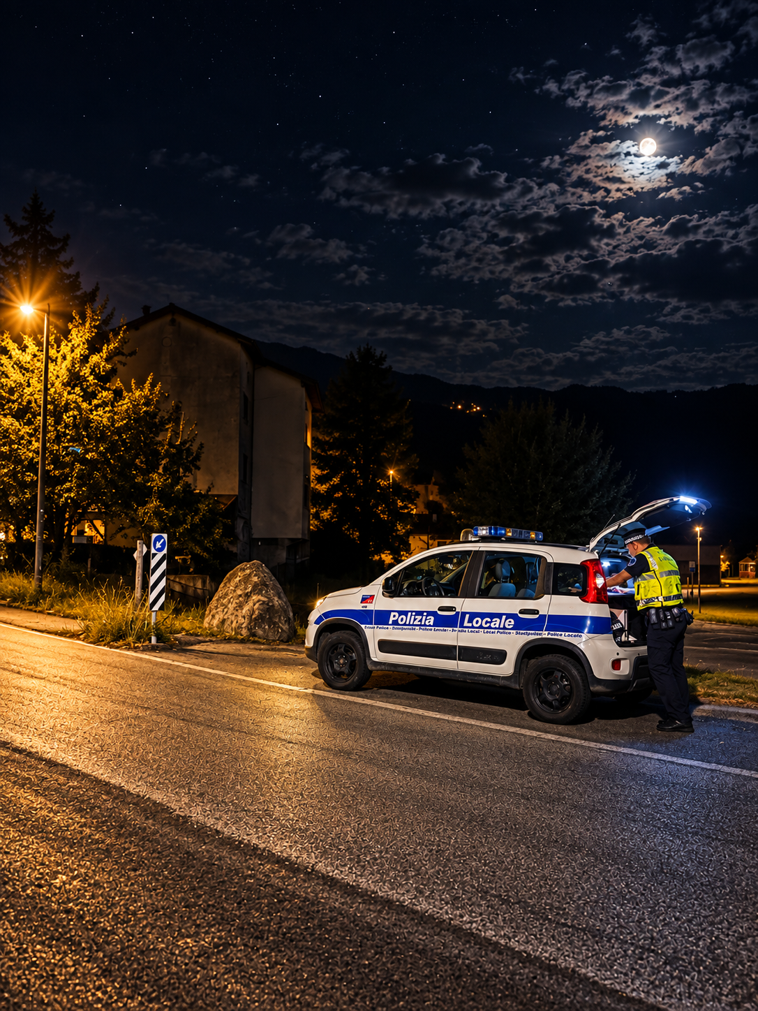Una festa per divertirsi, una presenza per tornare a casa sicuri.
Controllo della Polizia Locale per la sicurezza stradale e la prevenzione della guida in stato di ebbrezza.