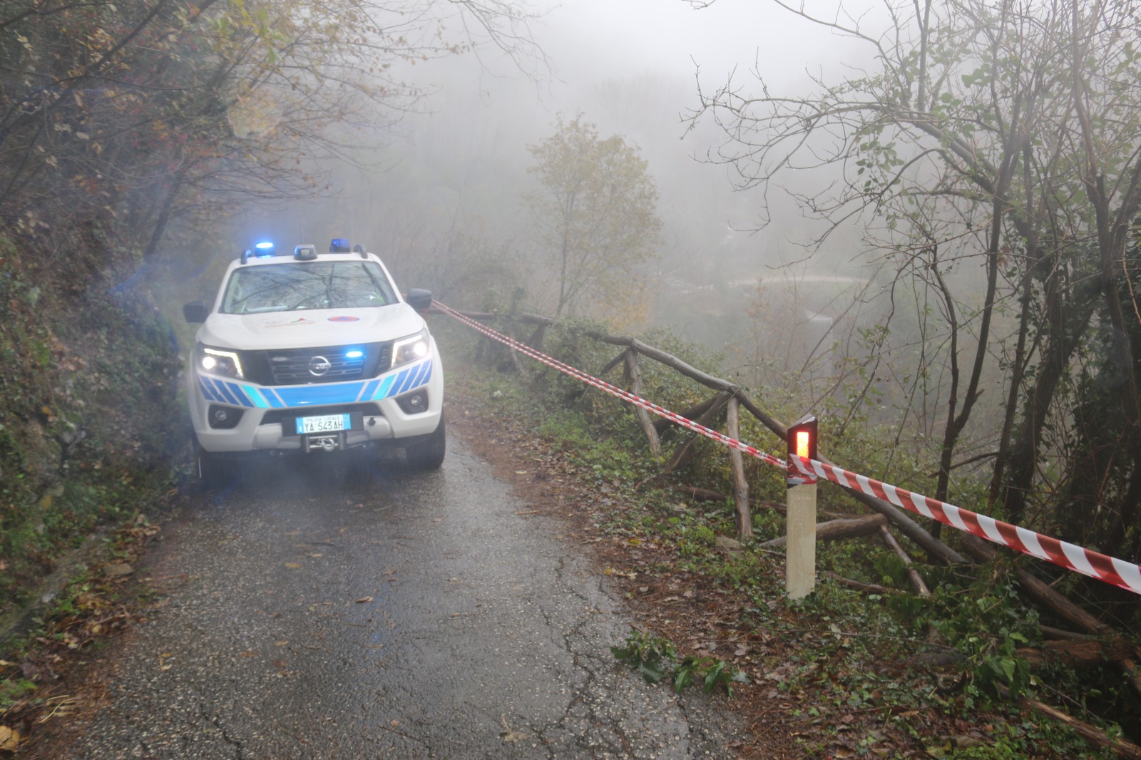 Sopralluogo e successivo Intervento di Protezione Civile.